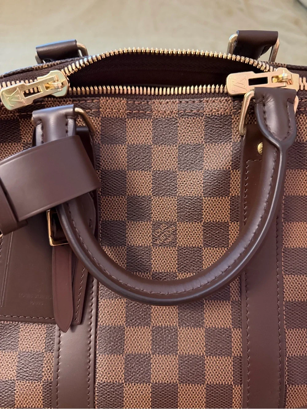Louis Vuitton Keepall Bandouliere 45 Damier Ebene - Picture 3 of 9